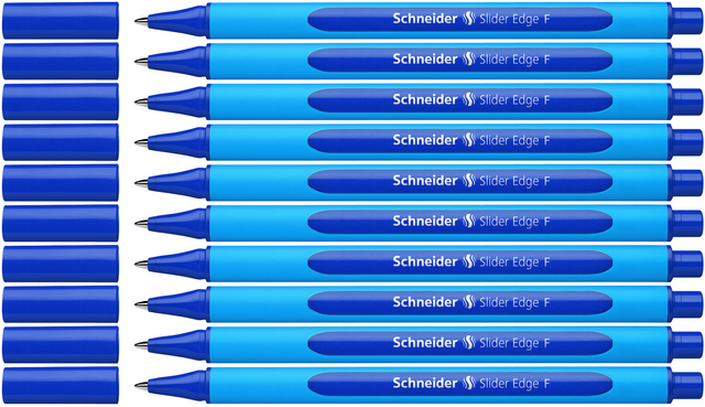 Balpen Schneider Slider Edge fijn blauw – foto 6