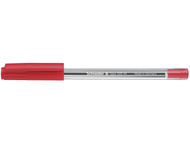 Balpen Schneider Tops 505 medium rood – foto 2