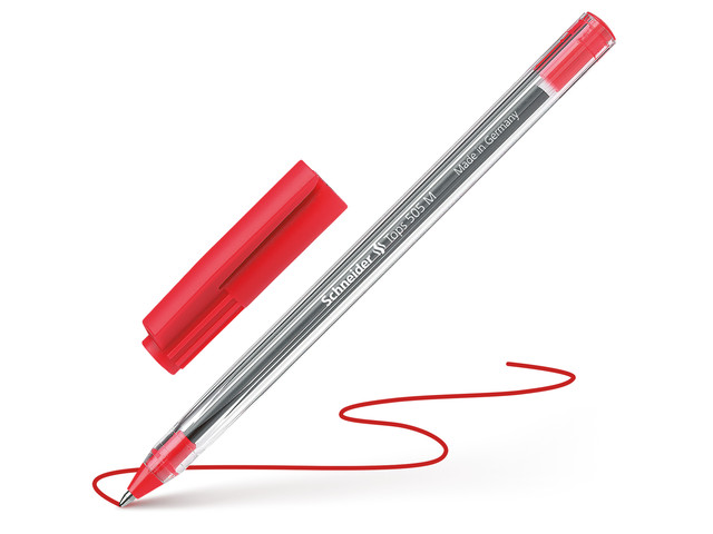 Balpen Schneider Tops 505 medium rood – foto 3