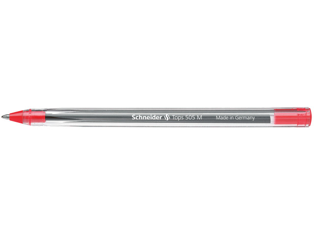 Balpen Schneider Tops 505 medium rood – foto 5