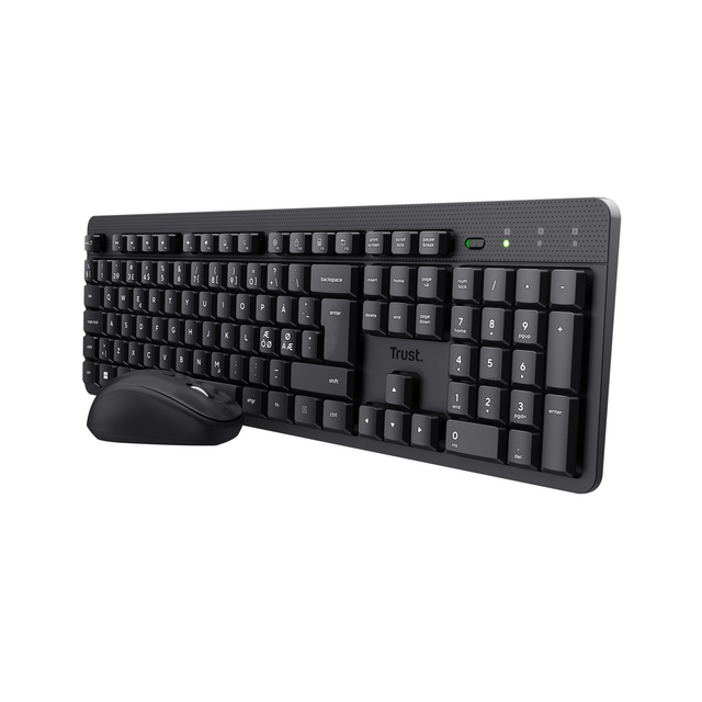 Toetsenbord en muis Trust TKM-360 draadloos zwart QWERTY – foto 2