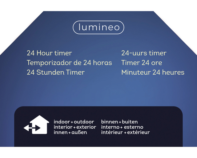 Timer Lumineo pvc indoor en outdoor 24-uur – foto 3