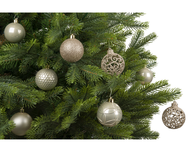 Kerstballenmix Decoris Parelmoer koker à 37 stuks – foto 3
