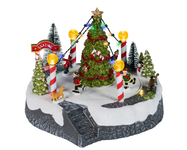 Kersttafereel Lumineo Led 22x22x18.5cm – foto 2