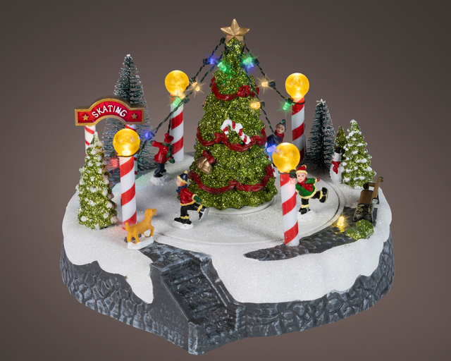 Kersttafereel Lumineo Led 22x22x18.5cm – foto 3