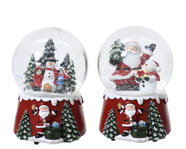 Muziekdoos Decoris kerstthema assorti