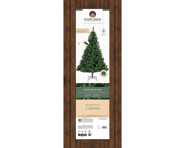 Kerstboom Everlands Greenwood 210cm – foto 2