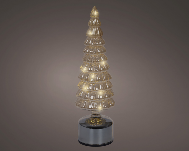 Kerstboom LED Lumineo glas flashing effect  34cm – foto 2