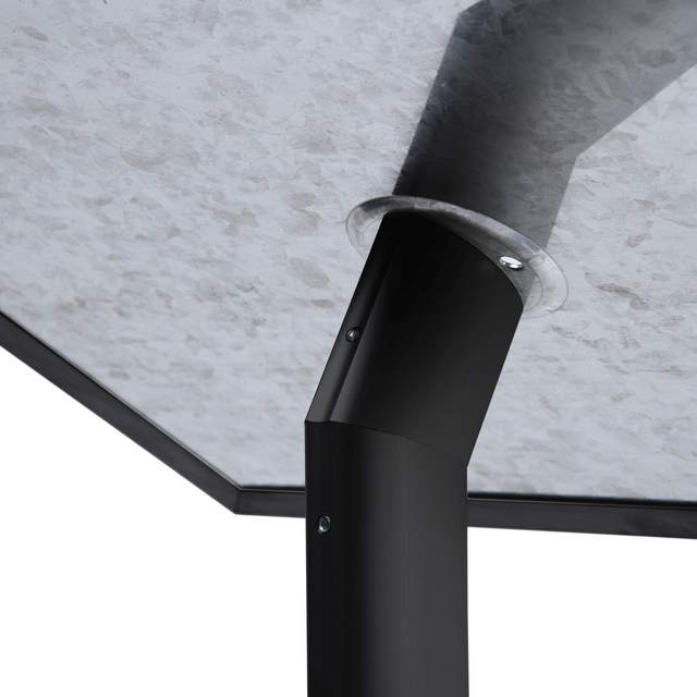 Menustandaard Office Design rechte hoeken A4 25mm zwart – foto 4
