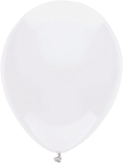Ballonnen uni wit Ø30cm