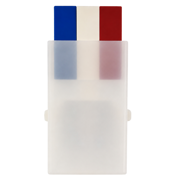Schminkstick rood/ wit en blauw – foto 2