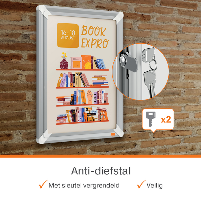 Kliklijst Nobo Premium Plus afsluitbaar A3 – foto 3
