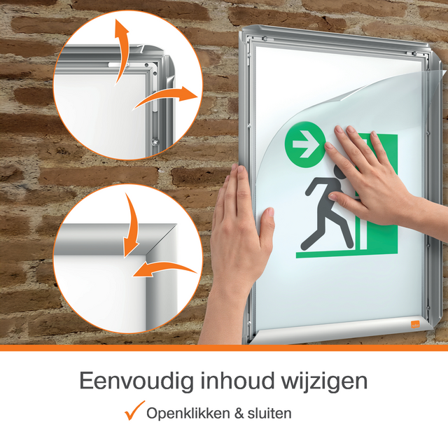Kliklijst Nobo Impression Pro brandwerend A3 – foto 3