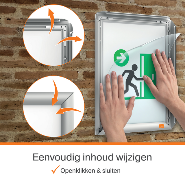 Kliklijst Nobo Impression Pro brandwerend A4 – foto 3