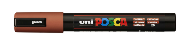 Paintmarker Uni POSCA PC5M medium kastanje – foto 2