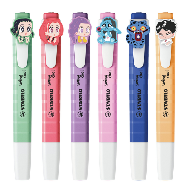 Markeerstift Stabilo Swing cool charm K-Pop assorti display à 16 stuks – foto 3