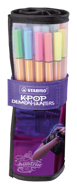 Fineliner STABILO point 88 rollerset charm K-Pop assorti 25 stuks – foto 2