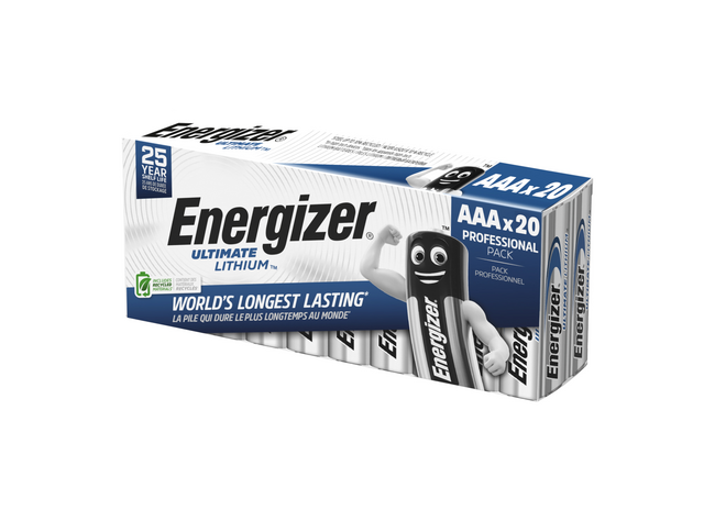 Batterij Energizer Ultimate Lithium 20x AAA – foto 5