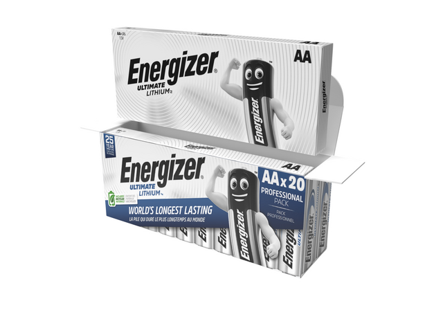 Batterij Energizer Ultimate Lithium 20x AA – foto 3