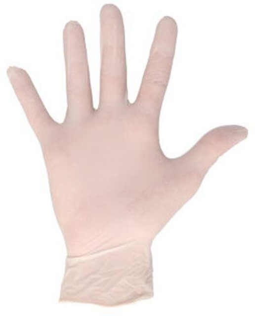 Handschoen CMT L latex poedervrij wit 100 stuks – foto 2
