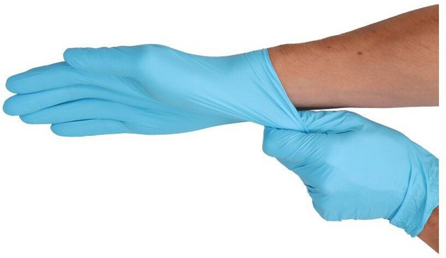 Handschoen CMT S soft nitril blauw 100 stuks – foto 4