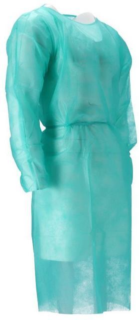 Isolatieschort CMT PP non woven 120x140cm groen – foto 2