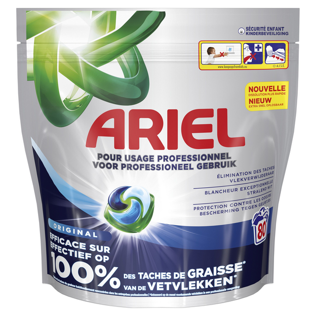 Wasmiddel Ariel prof All-one regular 80 pods