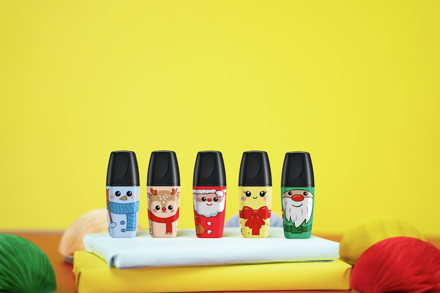 Markeerstift STABILO BOSS mini Frosty Friends assorti 5 stuks – foto 3