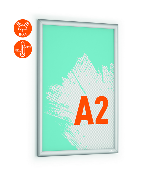 Kliklijst Durable aluminium A2 outdoor – foto 4