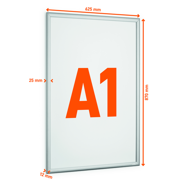 Kliklijst Durable aluminium A1 outdoor – foto 2