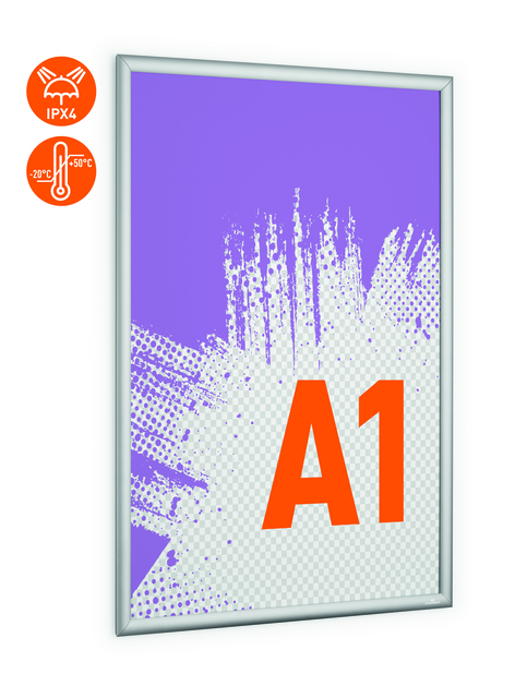 Kliklijst Durable aluminium A1 outdoor – foto 4