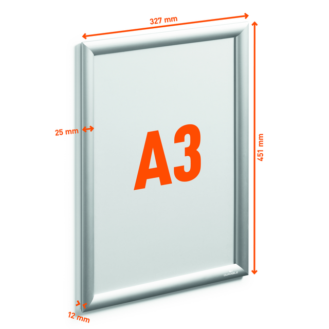 Kliklijst Durable aluminium A3 outdoor – foto 2