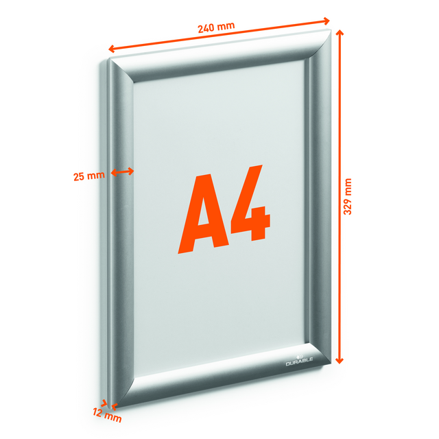 Kliklijst Durable aluminium A4 outdoor – foto 2