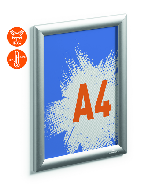 Kliklijst Durable aluminium A4 outdoor – foto 4