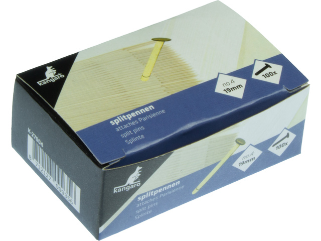 Splitpen Kangaro 19mm verkoperd 100 stuks