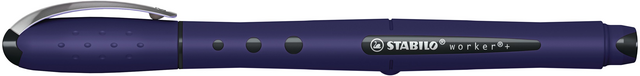 Rollerpen STABILO worker+ Wildflower medium Pruisisch blauw – foto 2