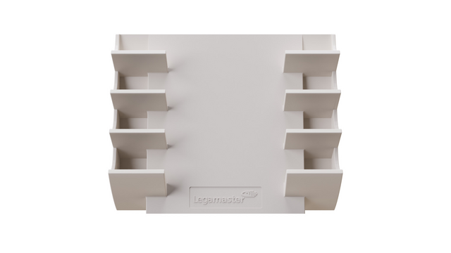 Glasbord markerhouder Legamaster warm grey