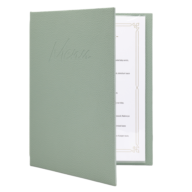 Menukaart Securit Signature A4 groen
