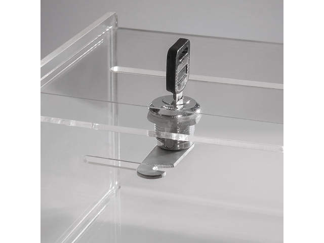 Actiebox Sigel transparant met slot 15x22x15cm + insteek – foto 4
