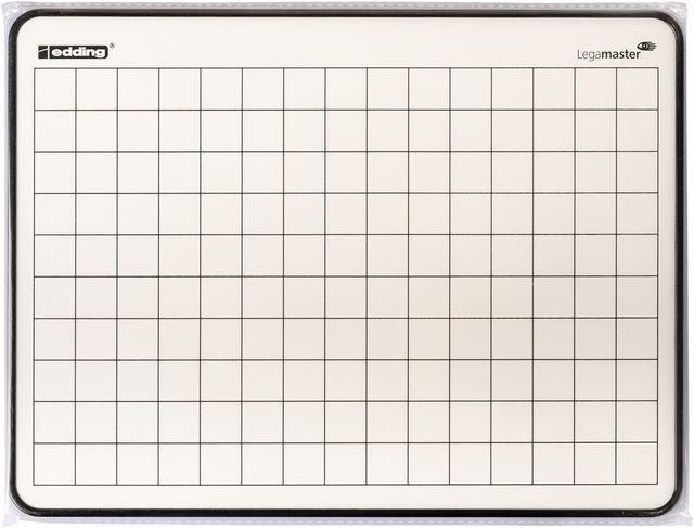 Wisbord Legamaster gelakt staal geruit + blanco