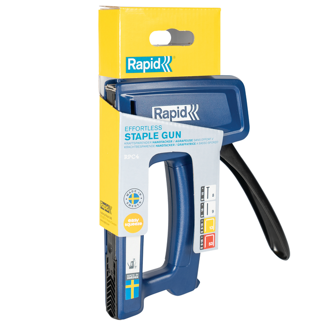 Handtacker Rapid Squeezy RPC4 13/6-16 blauw – foto 3