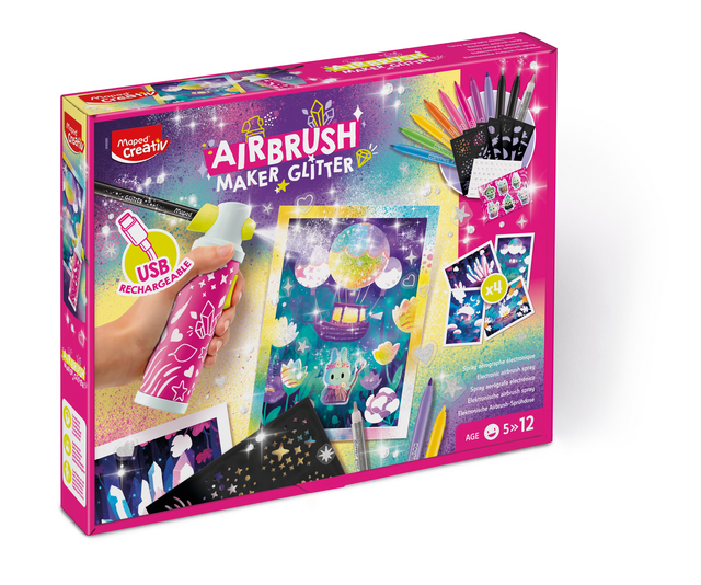 Airbrush Maker Maped Creativ Glitter – foto 3