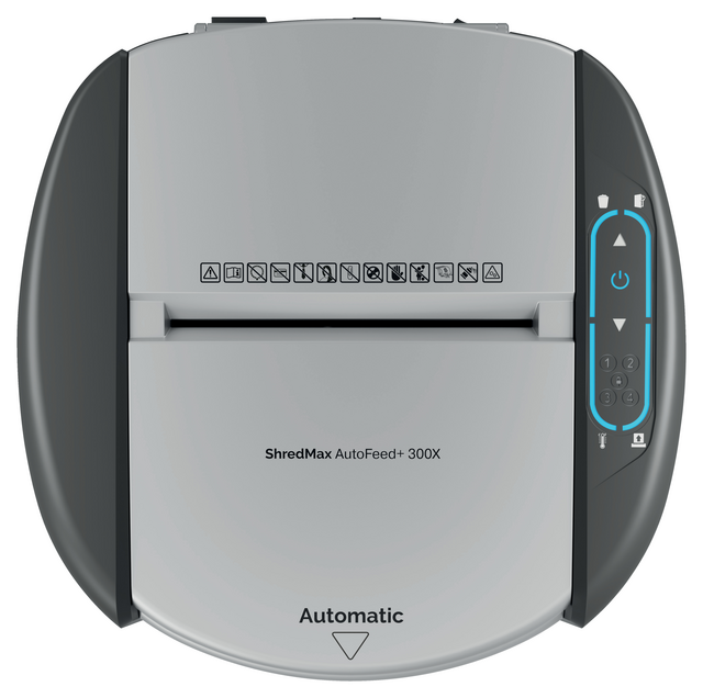 Papiervernietiger Rexel ShredMax AutoFeed+ 300X P4 snippers 4x10mm – foto 10