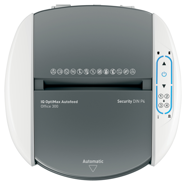 Papiervernietiger Leitz IQ OptiMax Autofeed 300 P4 snippers 4x10mm – foto 12