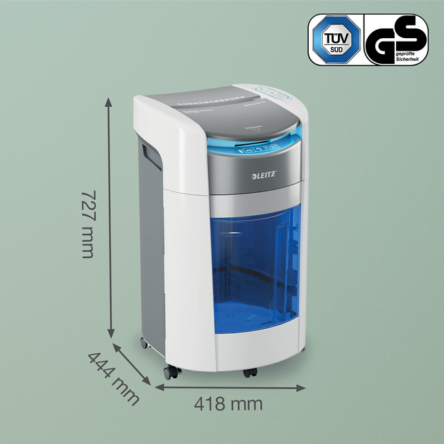 Papiervernietiger Leitz IQ OptiMax Autofeed 300 P4 snippers 4x10mm – foto 9