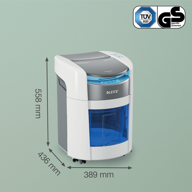 Papiervernietiger Leitz IQ OptiMax Autofeed 150 P4 snippers 4x10mm – foto 9