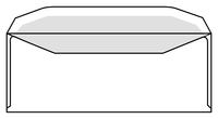 Envelop IEZZY C5/6 114x229mm venster rechts gegomd wit 500 stuks