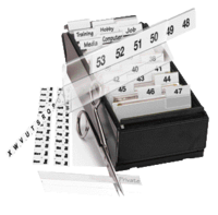 Indextabs Djois 10x150mm zelfklevend aanpasbaar permanent wit 5 stuks