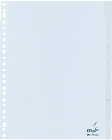 Tabbladen Kangaro 23-gaats G410FM 10-delig + venster grijs PP