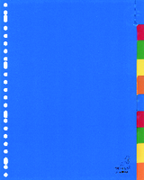 Tabbladen Kangaro 23-gaats A410FM 10-delig + venster assorti PP